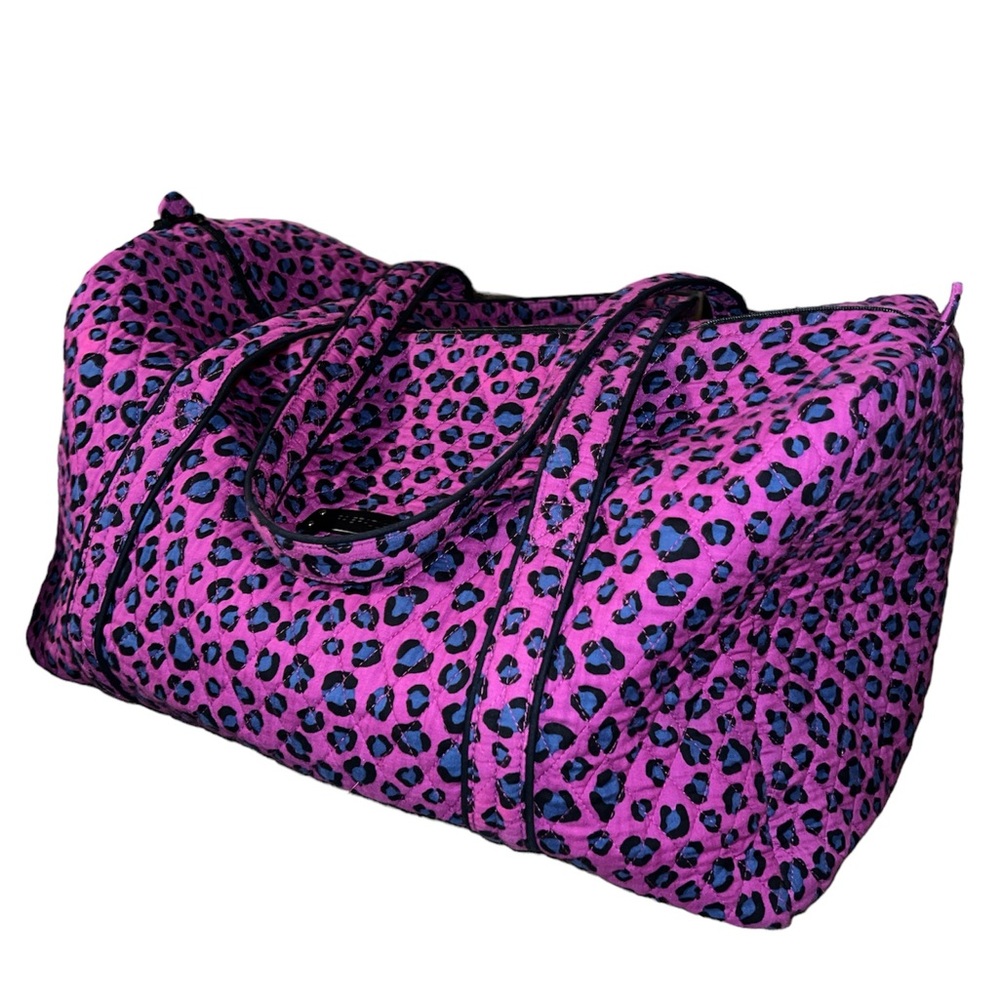 Vera Bradley Womens Large Duffel Zebra One Size - Picture 5 of 8